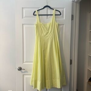 Staud Yellow Wells Dress